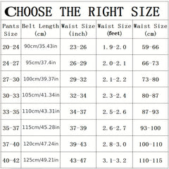 Men's Buckle Tape Belt For Business