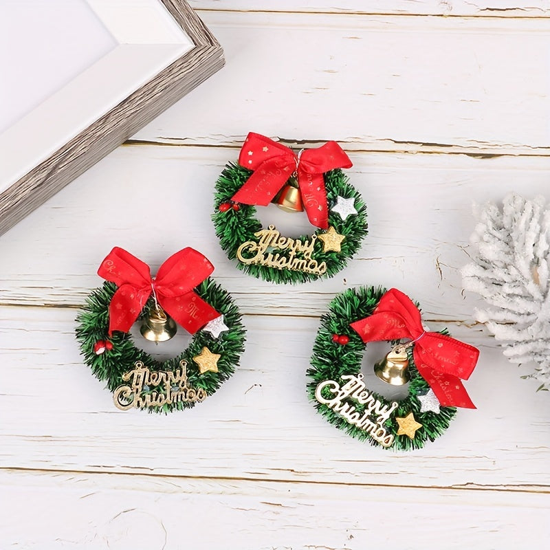 Dollhouse Christmas Garland Wreath Model for Doll House Decor
