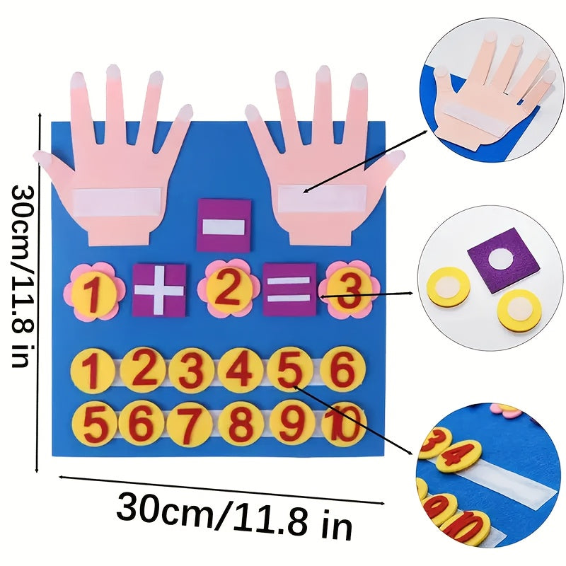 Toddler Math Toy Interactive Learning with Buttons Large Size