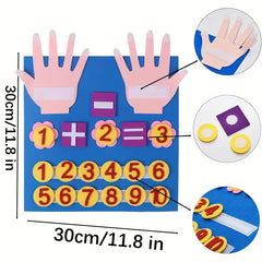 Toddler Math Toy Interactive Learning with Buttons Large Size