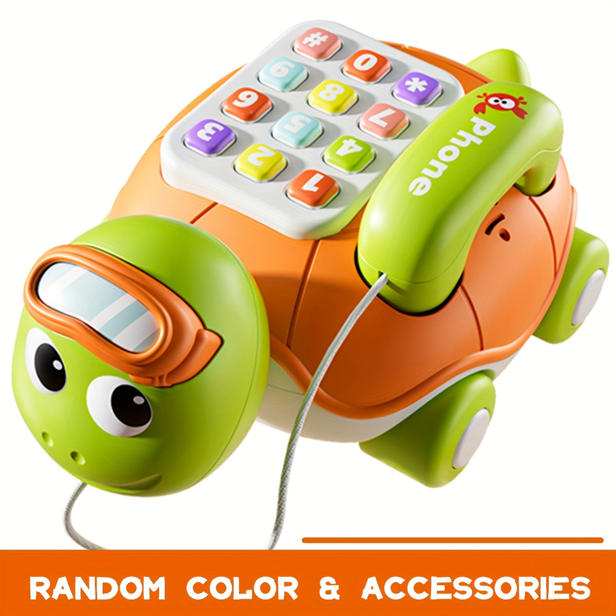 Baby Multifunctional Toy Music Turtle Telephone