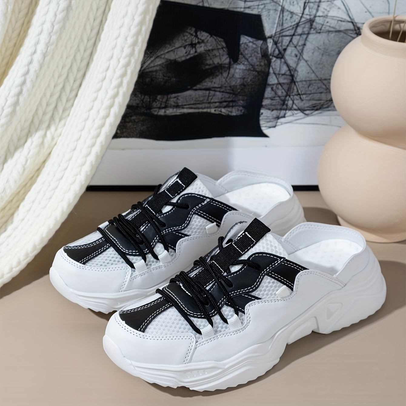 Breathable Thick Sole Shock Absorption Sporty Sandals