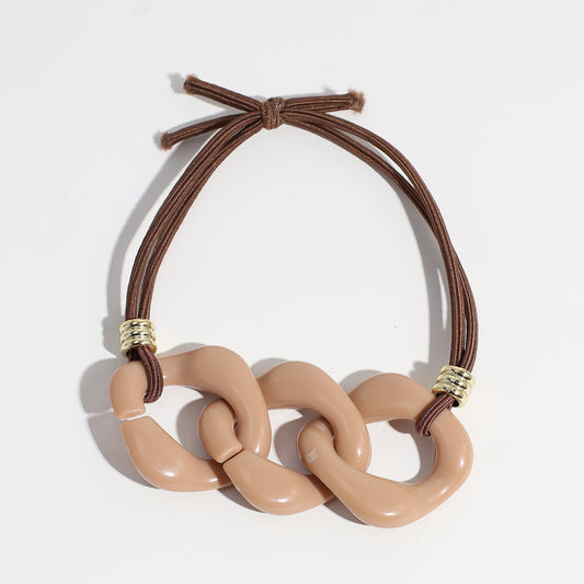 Hair Tie Bracelets For Women Elastic Hair Ties Rubber Bands For Girls
