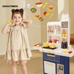 Kids Kitchen Playset with Pan, Cup, Spatula