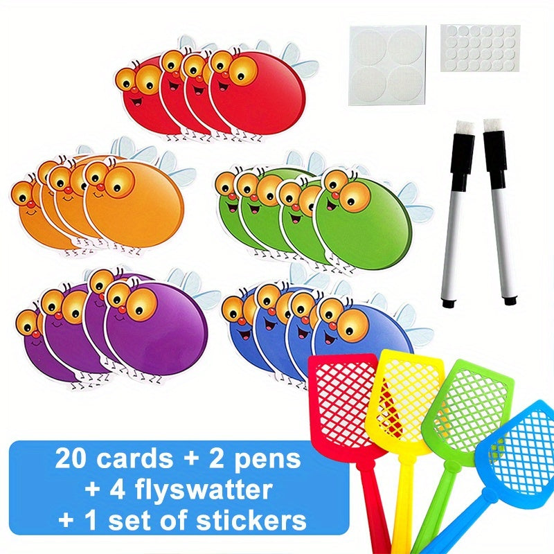 Reading & Shooting Phonics Flashcards, 20 Creative Cards