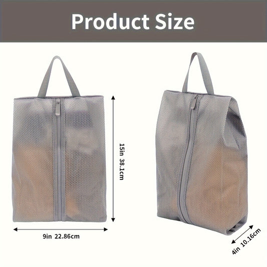 Waterproof Shoe Storage Bag with Handle, Travel Shoe Packing Bag
