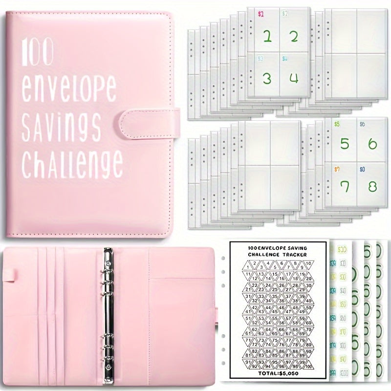 100 Envelopes Challenge Binder Savings Challenges Book
