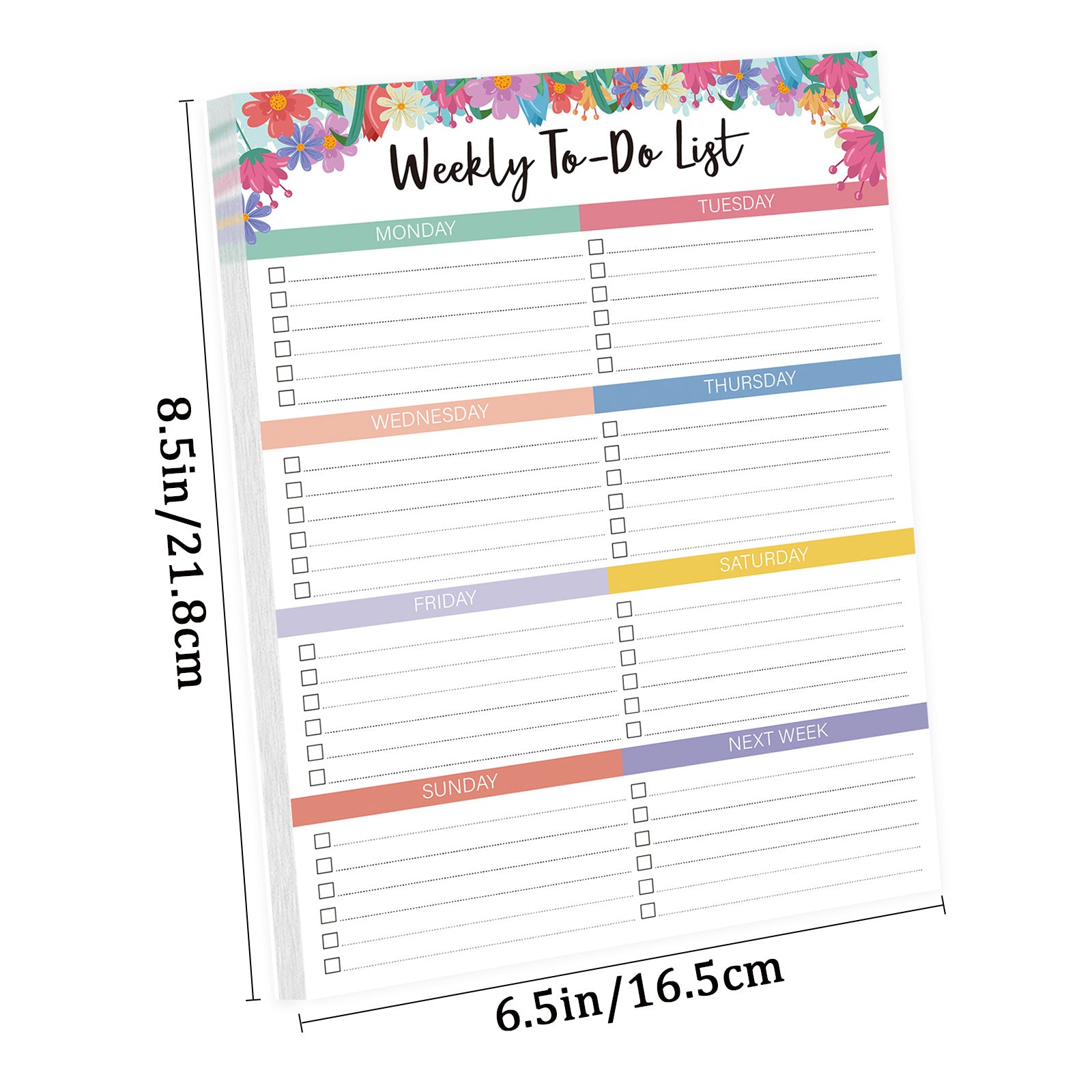 Weekly Planner List NotePad To Achieve Goals