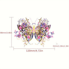 Butterfly Love Flower Metal Puzzle 3D Assembly Toy DIY Christmas Gift