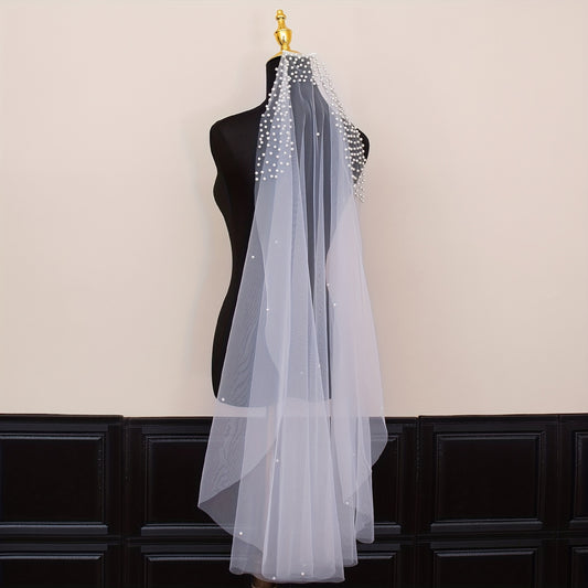 Bridal Wedding Veil Trailing Edge Layers Hook Attachment