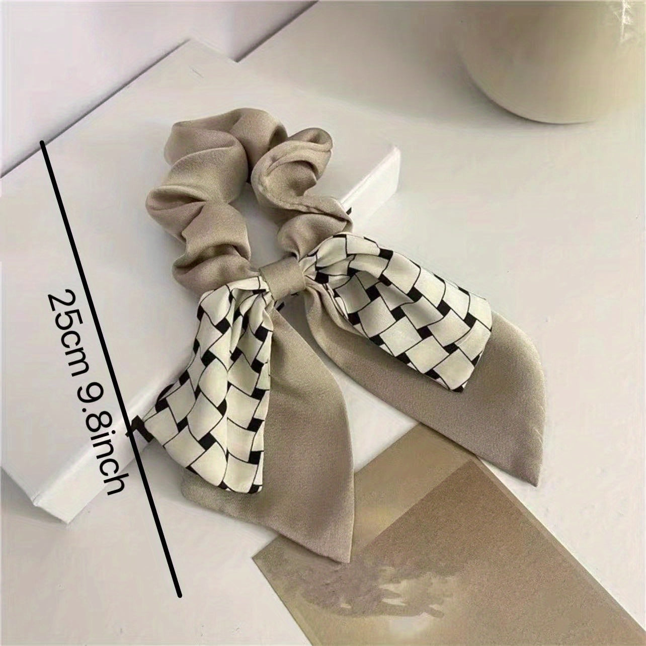 Bowknot Streamer Scrunchie Hair Tie Elastic Ponytail Holder Hair Accessories