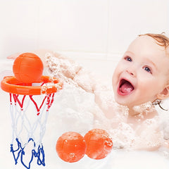 Mini Bathtub Basketball Hoop Set for Kids Bathroom Toy