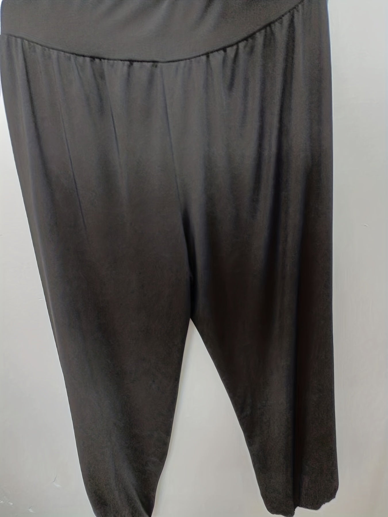  Sports Pants Women's Plus Solid Yoga Pants With Pockets