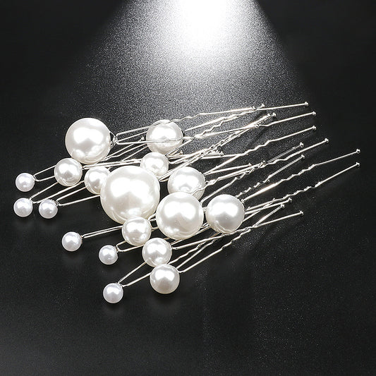 Faux Pearl Hair Pins For Women Bride Bridal Hair Accessories