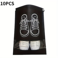 10pcs Shoes Storage Bags Portable Waterproof Hanging Bags