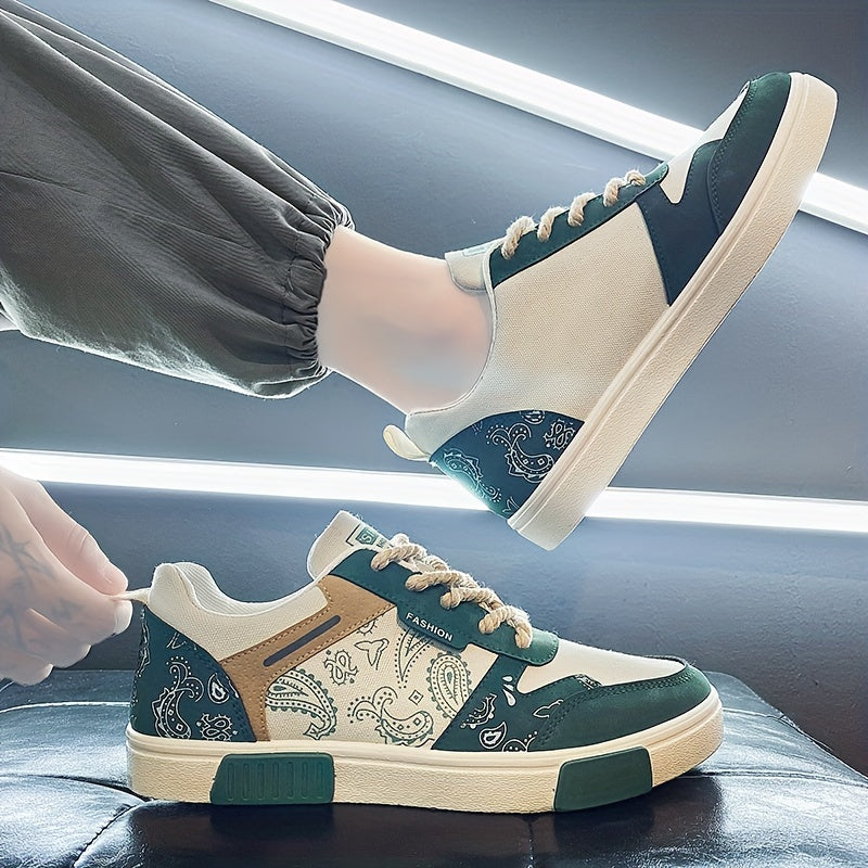 Men's Hemp Lace Up Sneakers Casual Walking Shoes