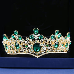 Princess Tiara Crown Rhinestone Headband for Wedding Prom Party