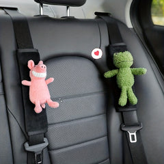 Soft Car Seat Belt Shoulder Pad Doll Couple Ornaments