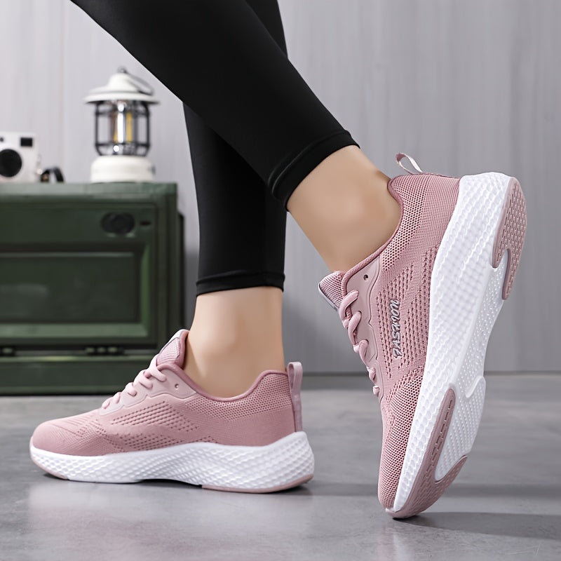 Women's Letter Graphic Running Shoes Outdoor Mesh Sneakers