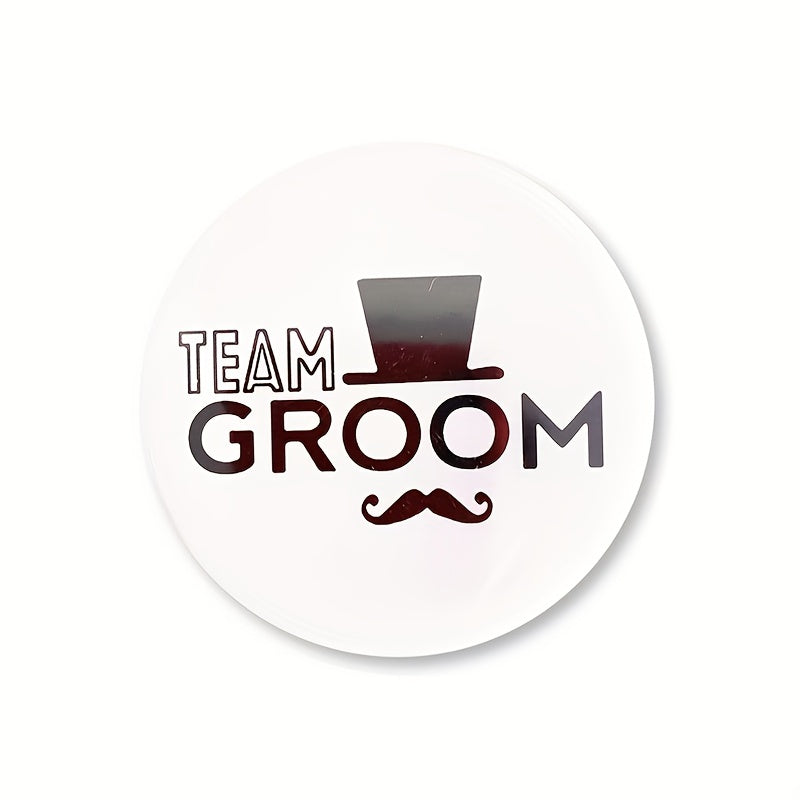 7pcs Dream Groom Badges for Bridesman & Hen Parties