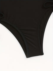 Sexy Criss Cross Strap Tie Side Bikini Bottom