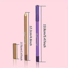 12-Color Long-Lasting Glitter Eyeliner Pen Waterproof Smudge Proof
