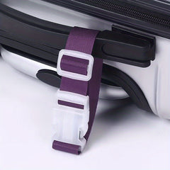 5pcs Colorful Luggage Belt Travel Adjustable Seat Belt With Release Buckle