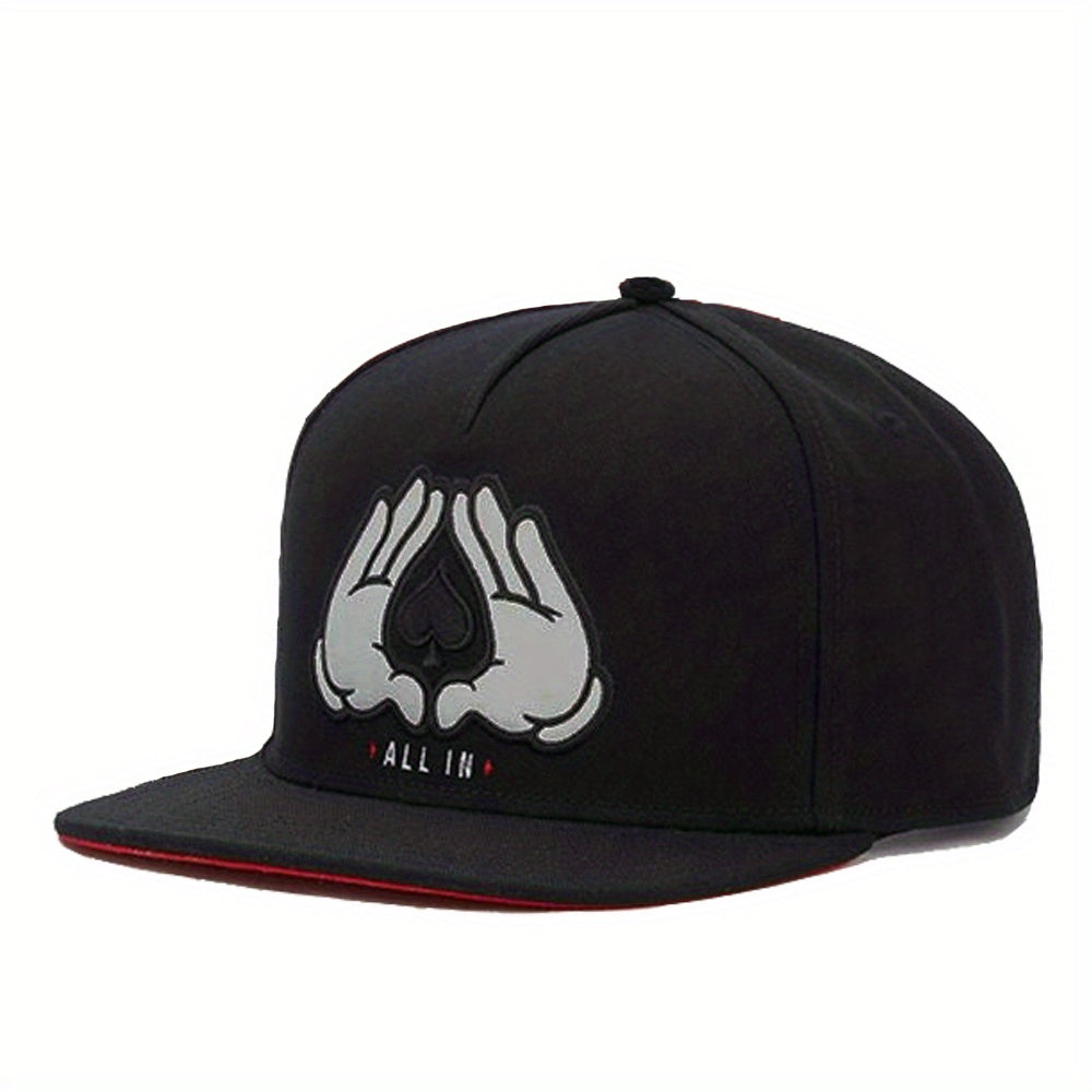 Men's Double Hands Mult. Flat Brim Hat