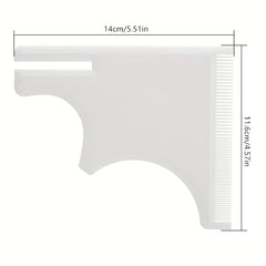 Hairline Template Stencil Haircut Tool with Inbuilt Combs for Styling