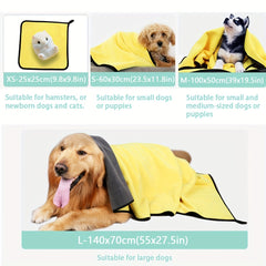 Soft & Absorbent Pet Towels for Cats & Dogs