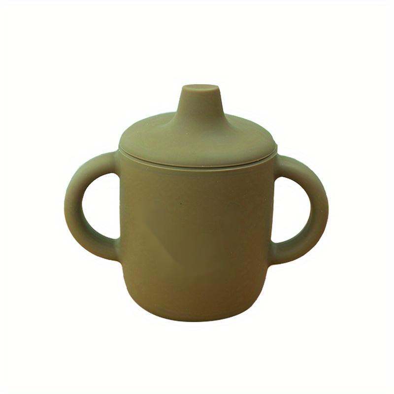 Children's Silicone Learning Drinking Cup with Double Handle