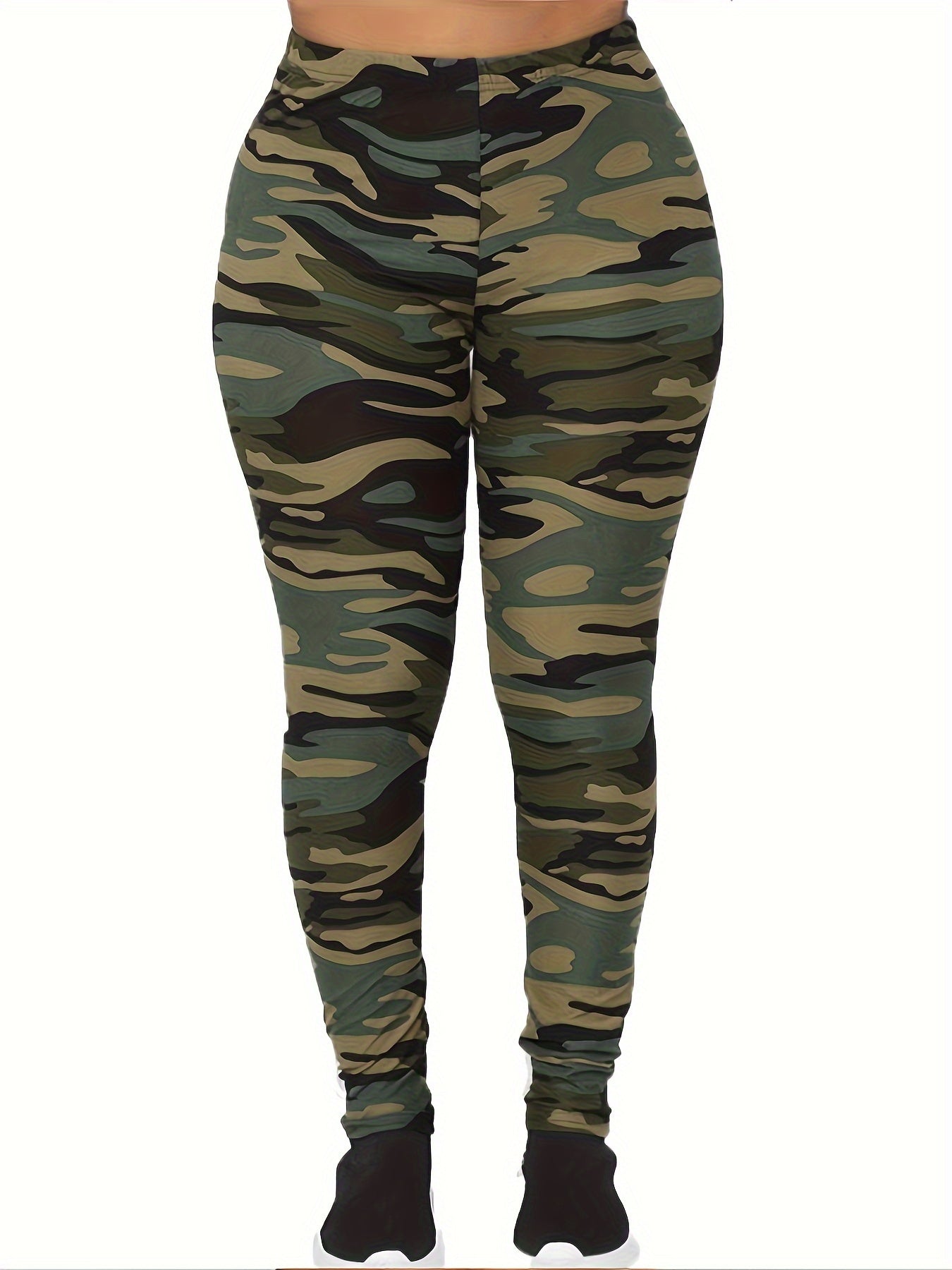 Camo High Rise Stretch Leggings