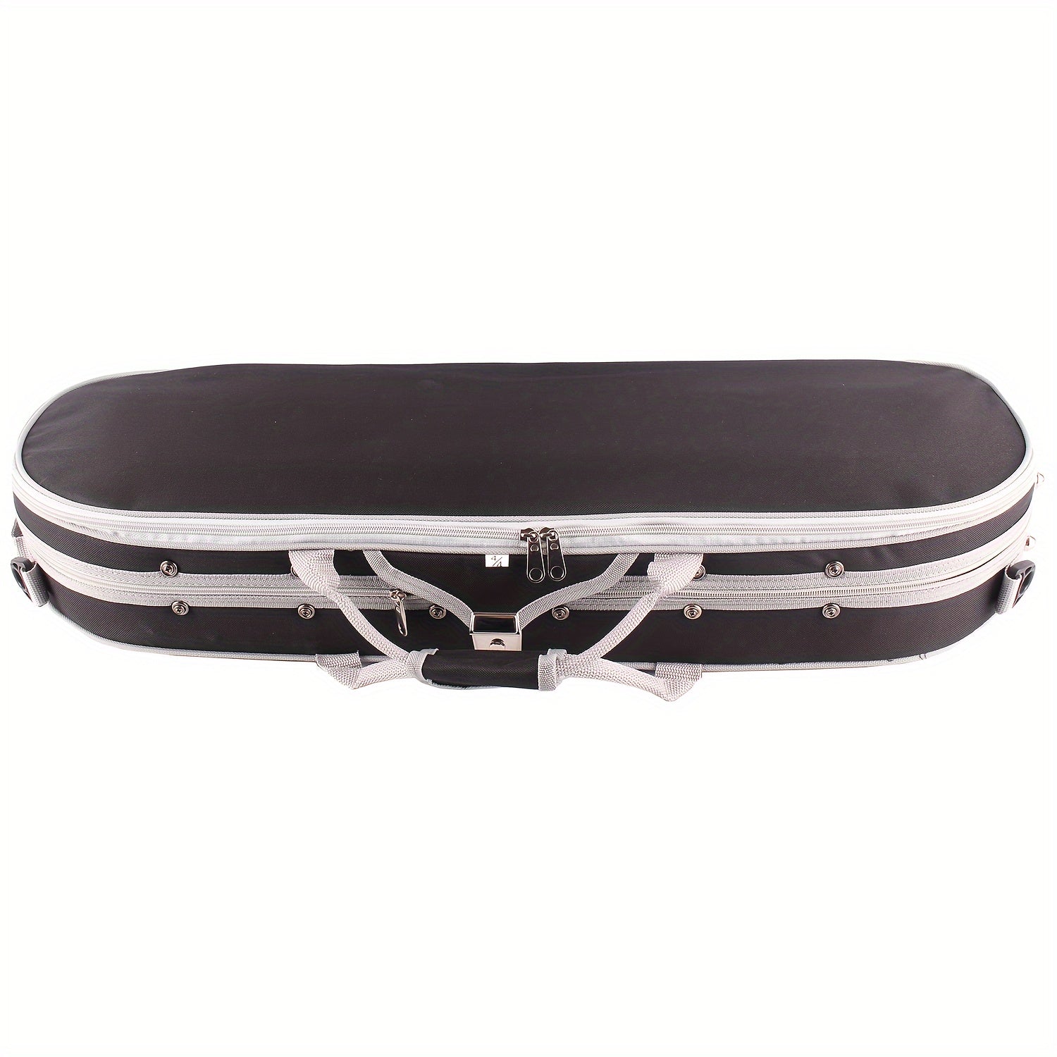 4/4 Violin Case Bag Box High Storage Flannel Built-in Hygrometer