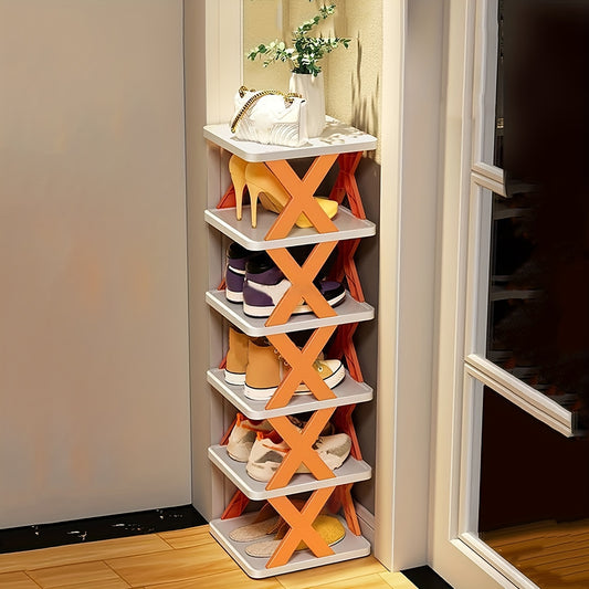 Foldable Shoe Shelf Indoor Space Saving Shoe Rack