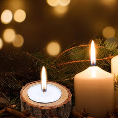 Wood Crafts Candle Holder Tea Light Candle Holder Wishing Tea Candle Holder