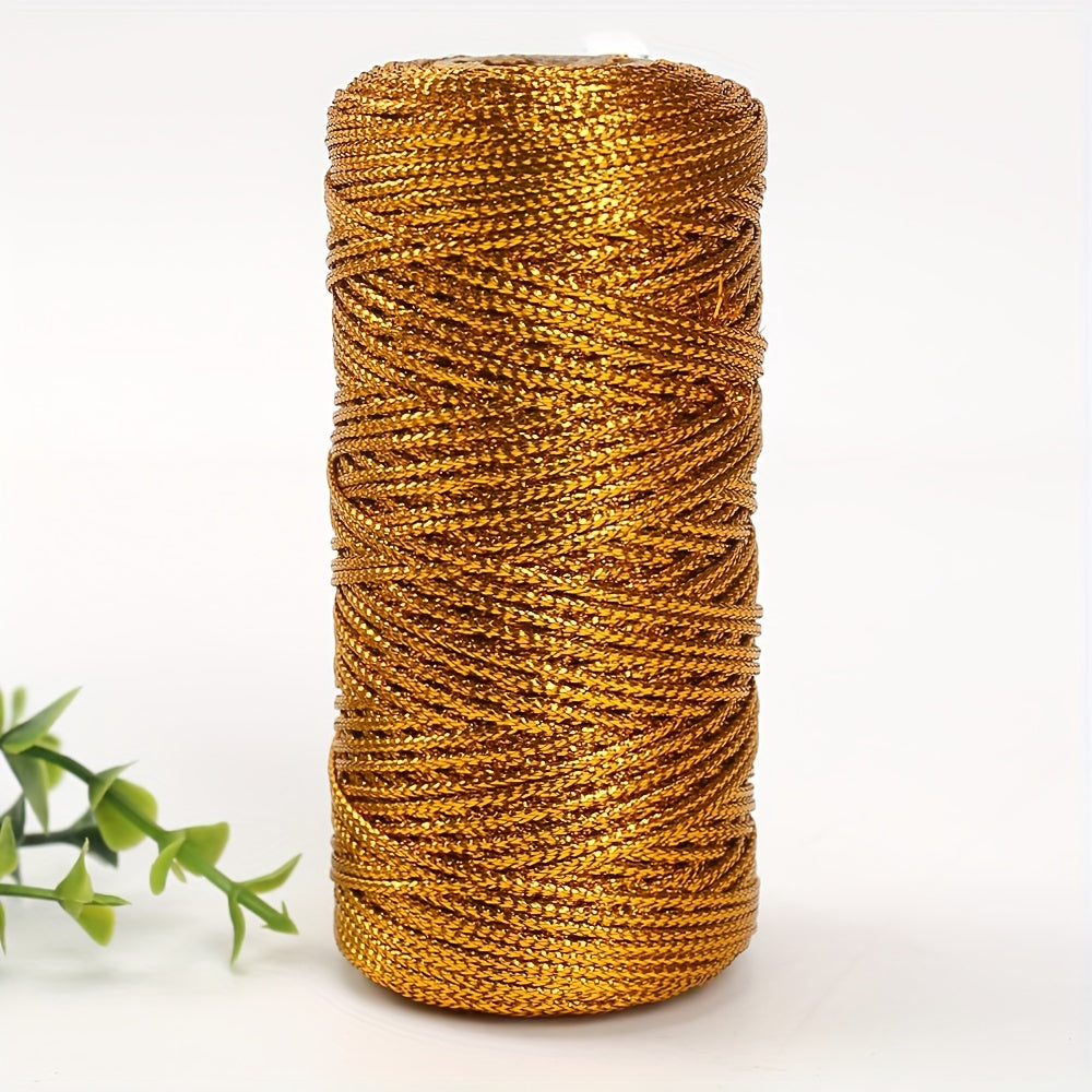 97m Metallic Bakers Twine Red Golden Silvery Wrapping Twine