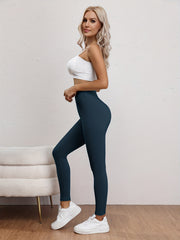 High Stretch Yoga Leggings Cross Waist Butt Lifting Sports Tight Pants