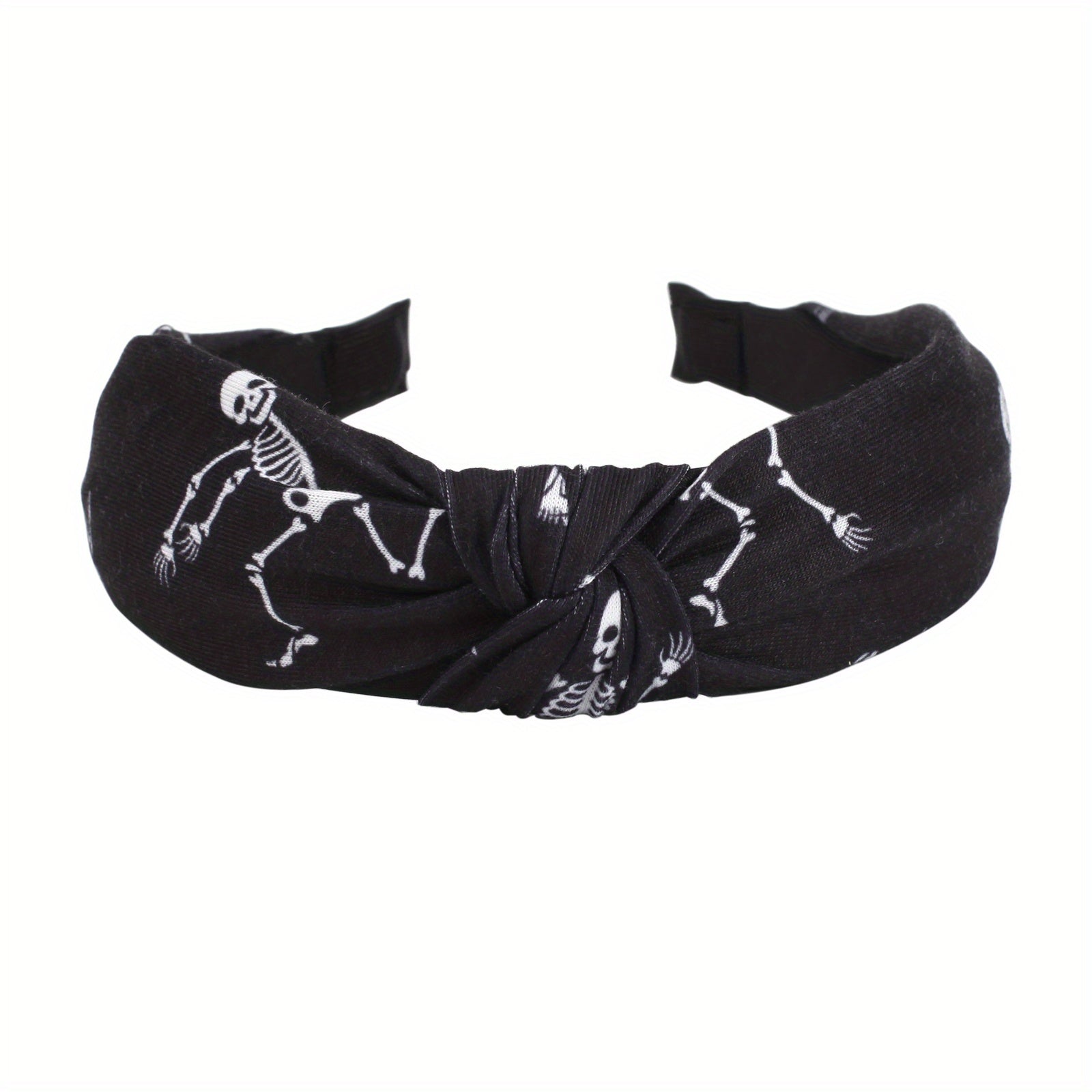 Halloween Ghost Print Headband Pumpkin Spider Web Pattern Headdress