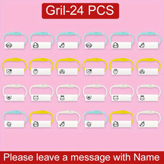 Customized Name Pendant Stickers - Pack of 12-24 - School Supplies Shoes