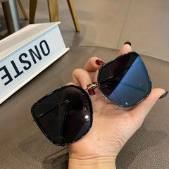 Oversized Square Frame Polarized Sunglasses UV400