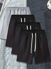 Men's Casual Elastic Waist Shorts