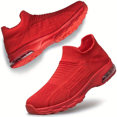 Women's Breathable Slip On Sneakers Low Light Shoes