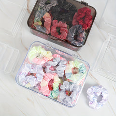 Girls' Hair Accessories Storage Box Clear Flip Type