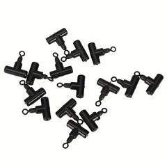 15pcs T Swivel Ring Fishing Connectors Rig Beads Hair Tackle Accessory