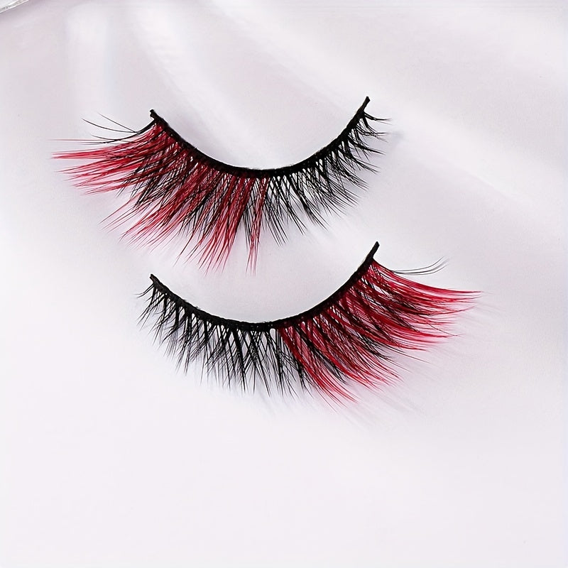 Vibrant Red Crisscross Lash Extensions 4 12mm Sizes