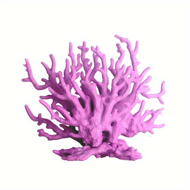 Realistic Artificial Coral Plant Ornament for Fish Tanks