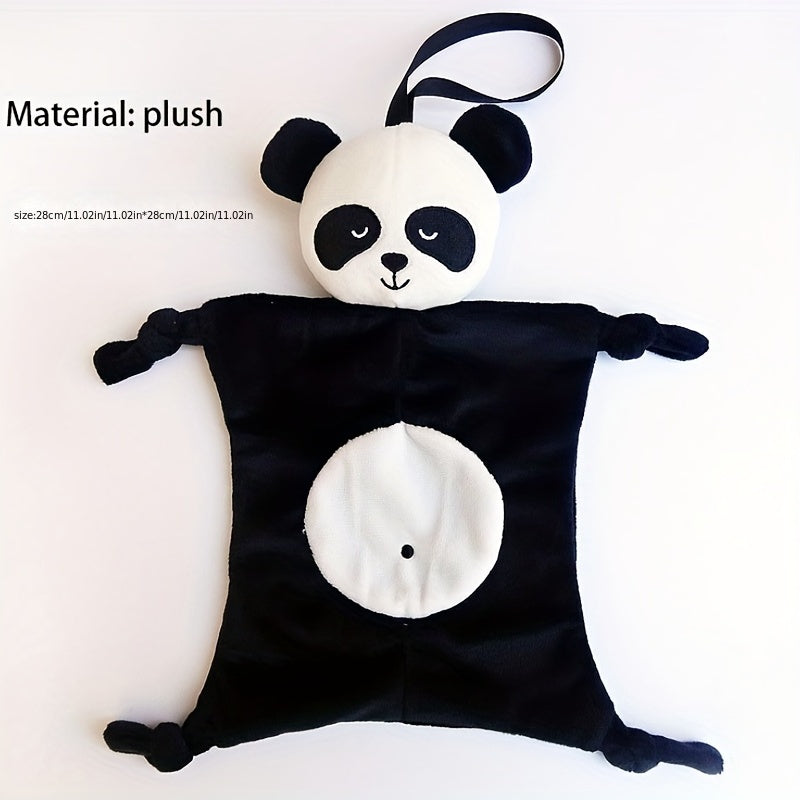 Infant Soothing Plush Toys Dolls Multifunctional Soothing Towels Baby Bib