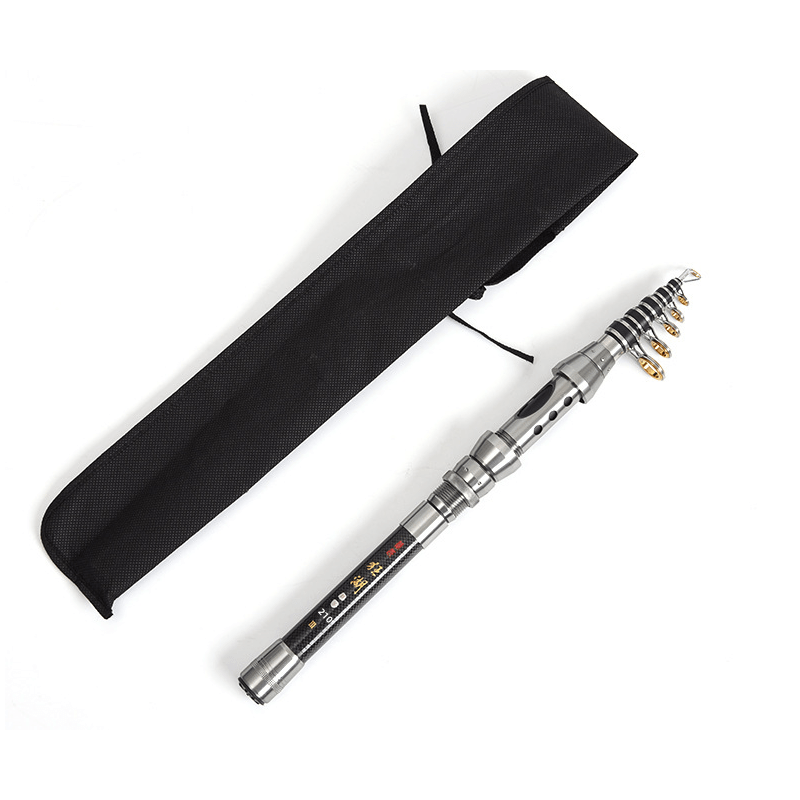 Carbon Telescopic Fishing Rod Lightweight Durable Casting Pole