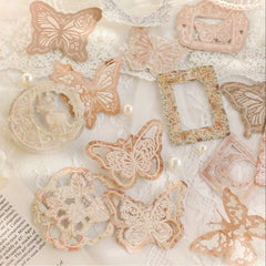20pcs Retro Embossed Hollow Card Pack for Journaling