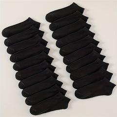 20 Pairs Low Cut Ankle Socks Women's Stockings & Hosiery